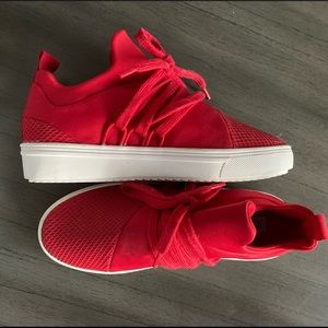 Steve Madden Red Sneakers ❤️‍🔥